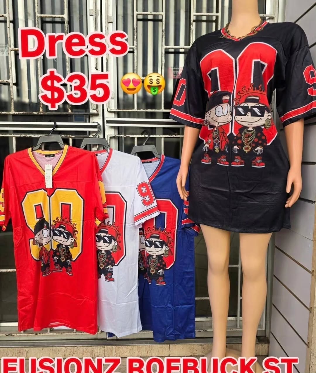 Fusionz Roebuck St – Jersey Tops $25 & Jersey Dresses $35