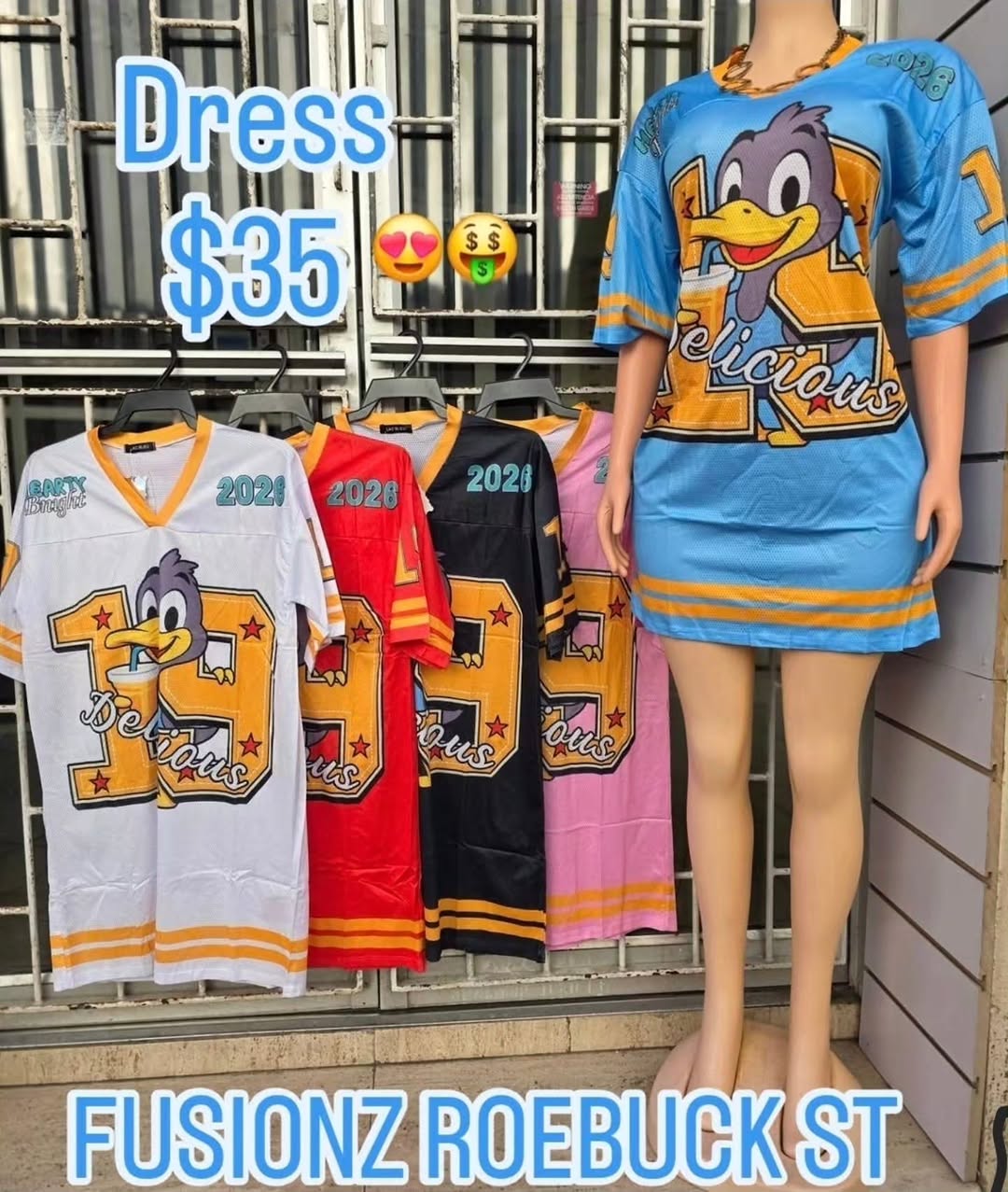 Fusionz Roebuck St – Jersey Tops $25 & Jersey Dresses $35