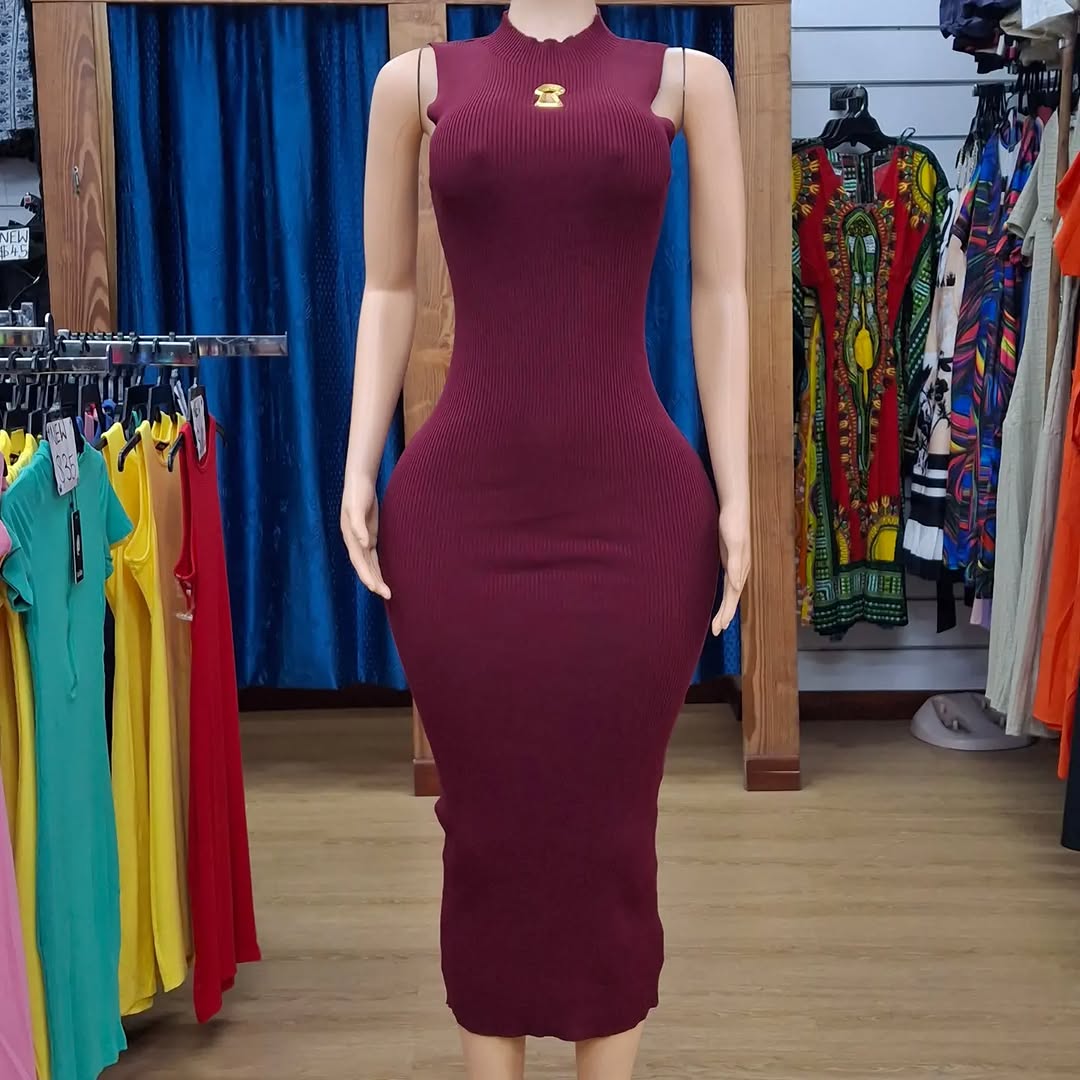 Ribbed Midi Bodycon Dresses – $65 at Fusionz Boutique