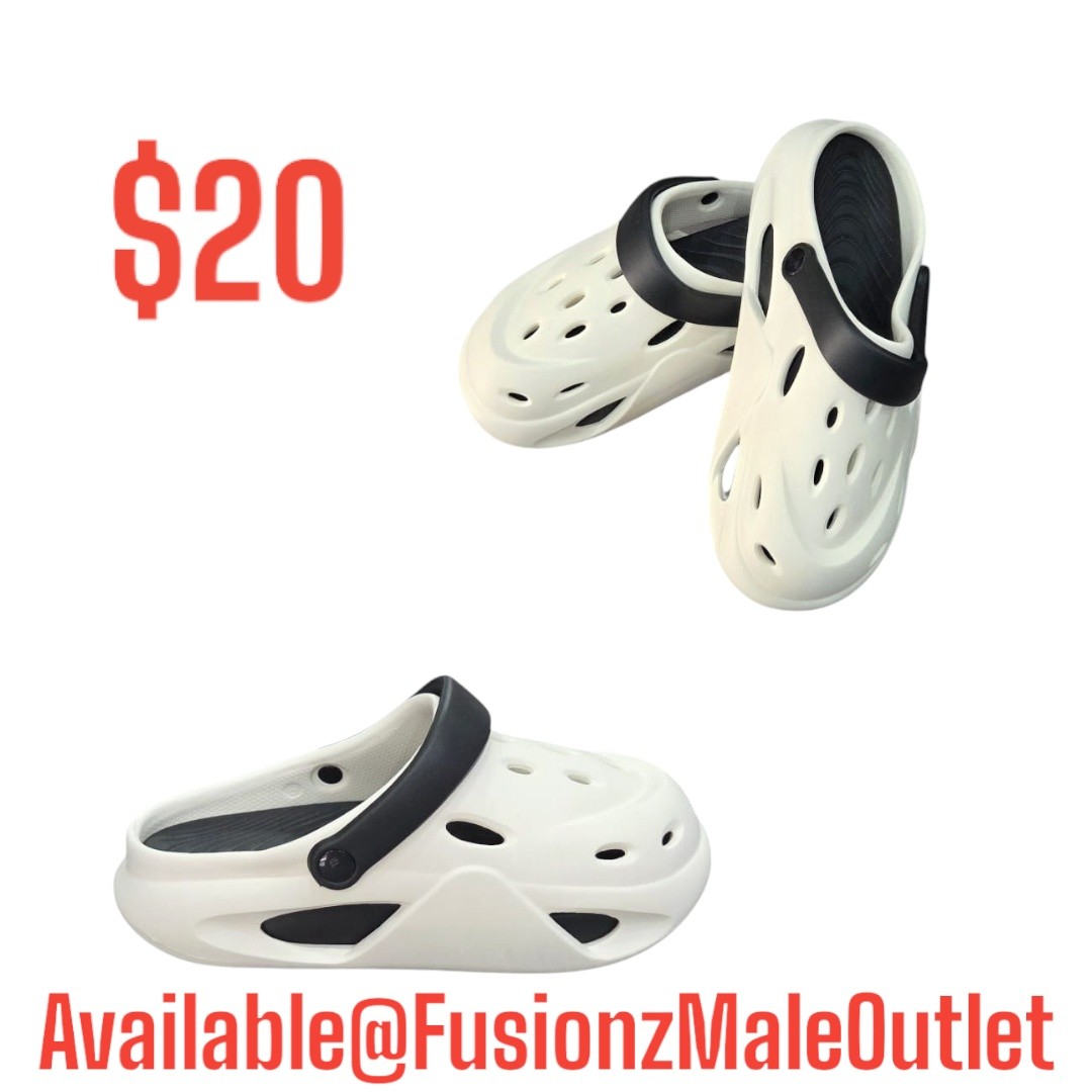 Clog-Style Shoes Available at Fusionz Male Outlet – $20