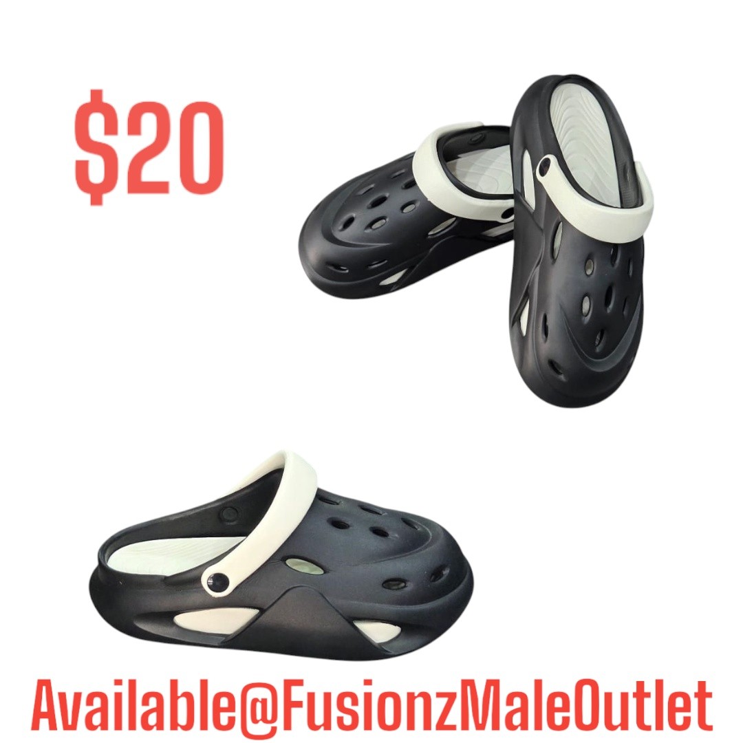 Clog-Style Shoes Available at Fusionz Male Outlet – $20