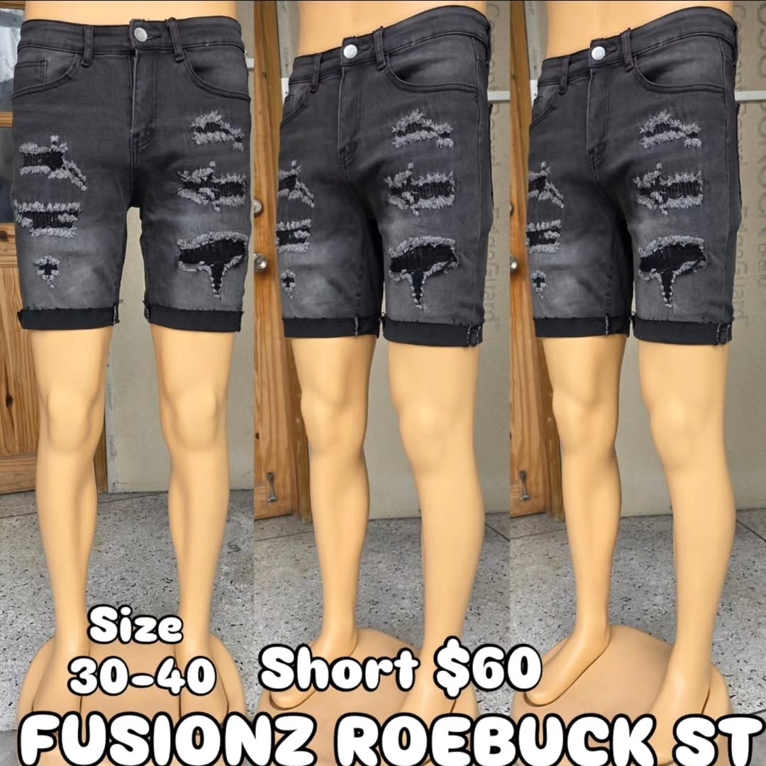 Denim Shorts $60 – Multiple Styles & Sizes at Fusionz Roebuck St