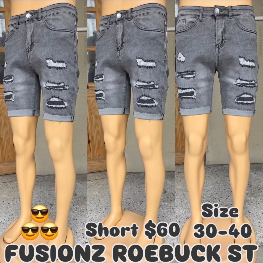 Denim Shorts $60 – Multiple Styles & Sizes at Fusionz Roebuck St