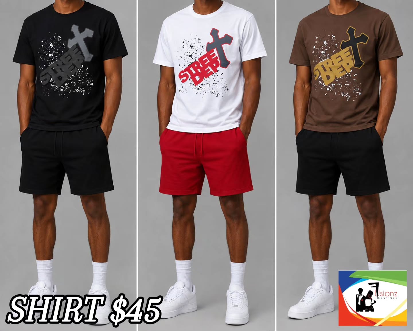 Street Dept Graphic Shirts – $45 at Fusionz Boutique