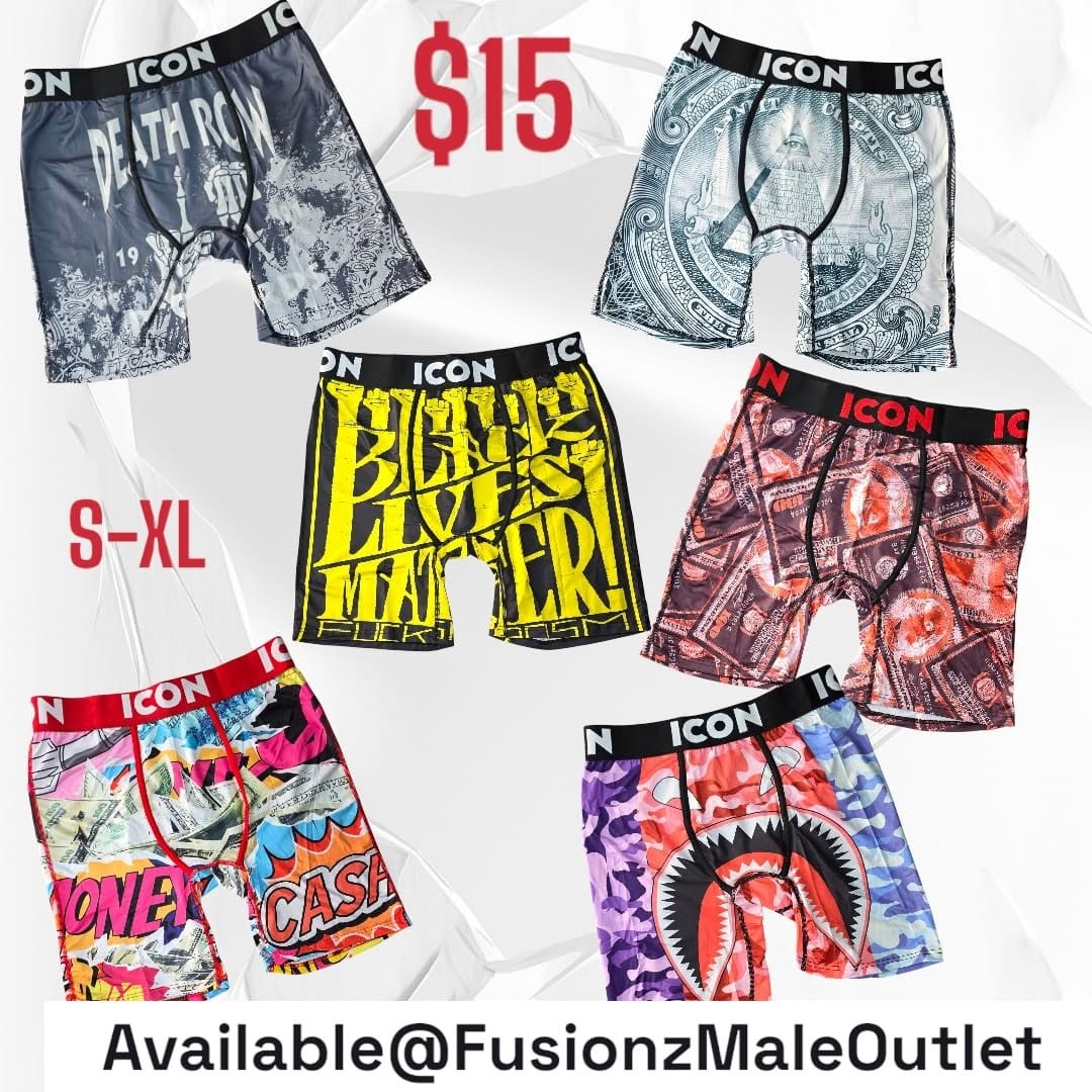 ICON Boxer Briefs – $15 Each at Fusionz Male Outlet