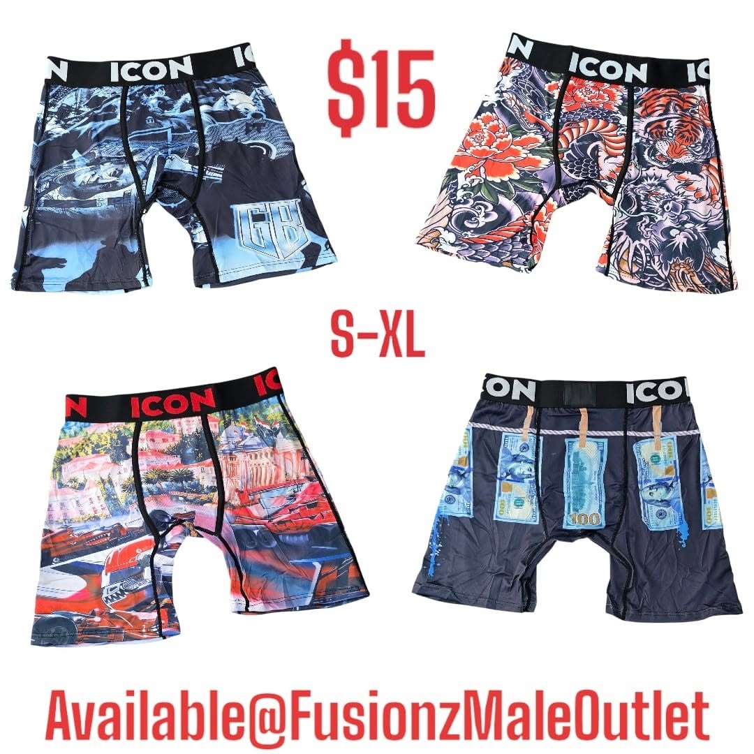 ICON Boxer Briefs – $15 Each at Fusionz Male Outlet