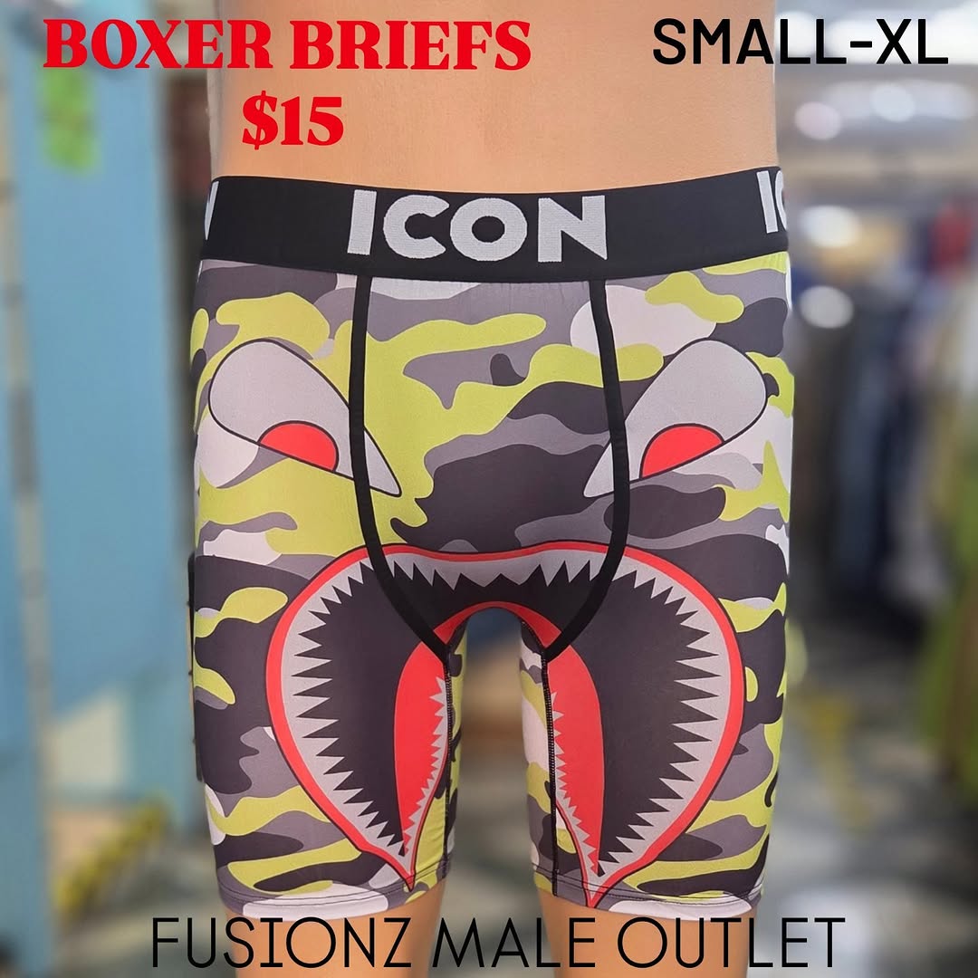 ICON Boxer Briefs - $15 each (Small to XL) at Fusionz Male Outlet