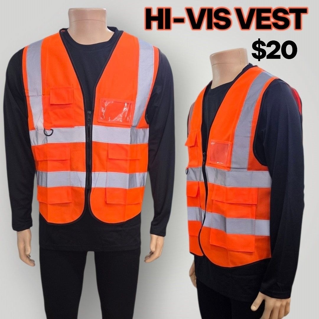 New Arrivals: Dri-Fit Shirts $10 & Hi-Vis Vests $20 at Fusionz Male Outlet