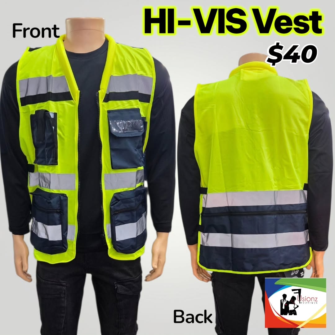 Hi-Vis Vests Available at Fusionz Men Store – From $10