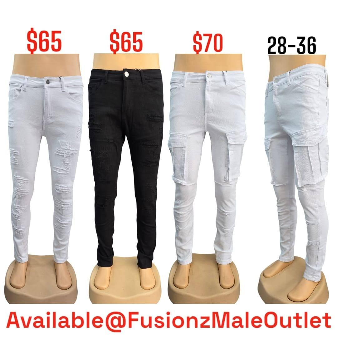 Men's Jeans & Cargo Pants – New Arrivals from $65 at Fusionz Male Outlet