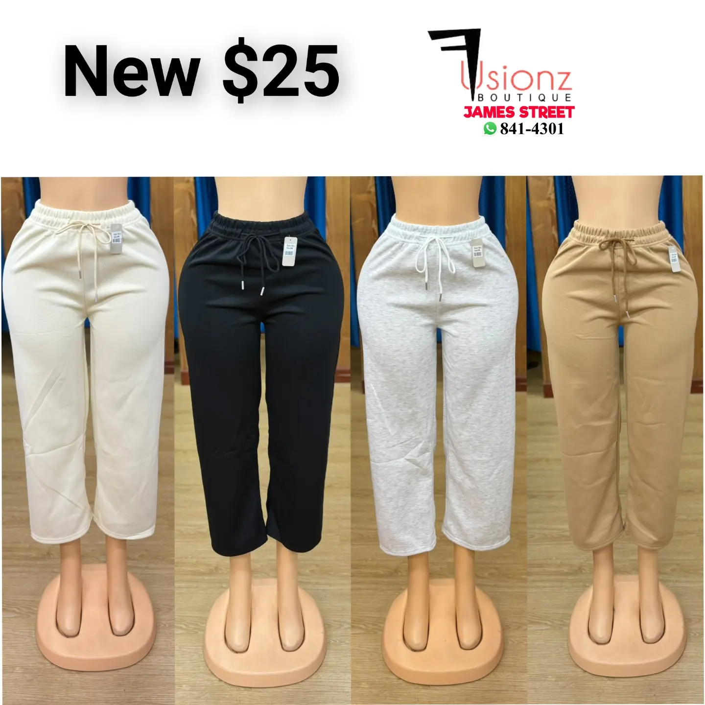 Fusionz Boutique New Arrivals – Pants from $20