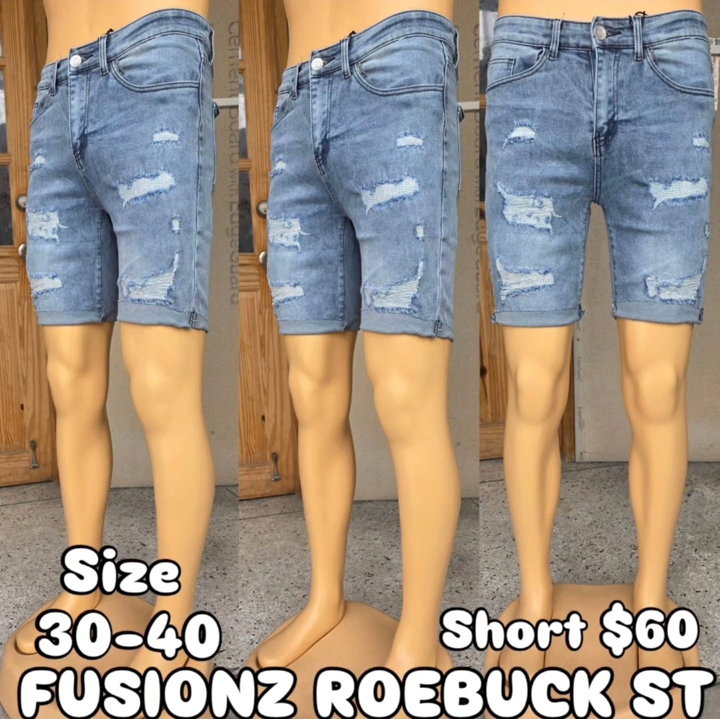 Fusionz Roebuck St – Denim Jeans & Shorts from $60