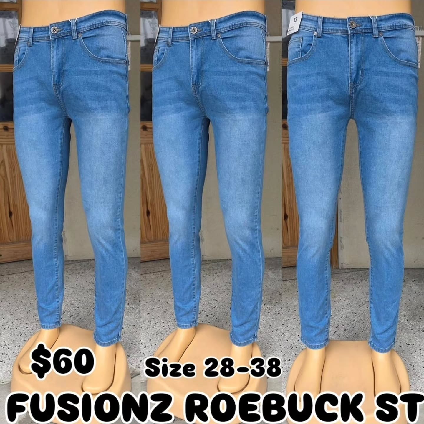 Fusionz Roebuck St – Denim Jeans & Shorts from $60