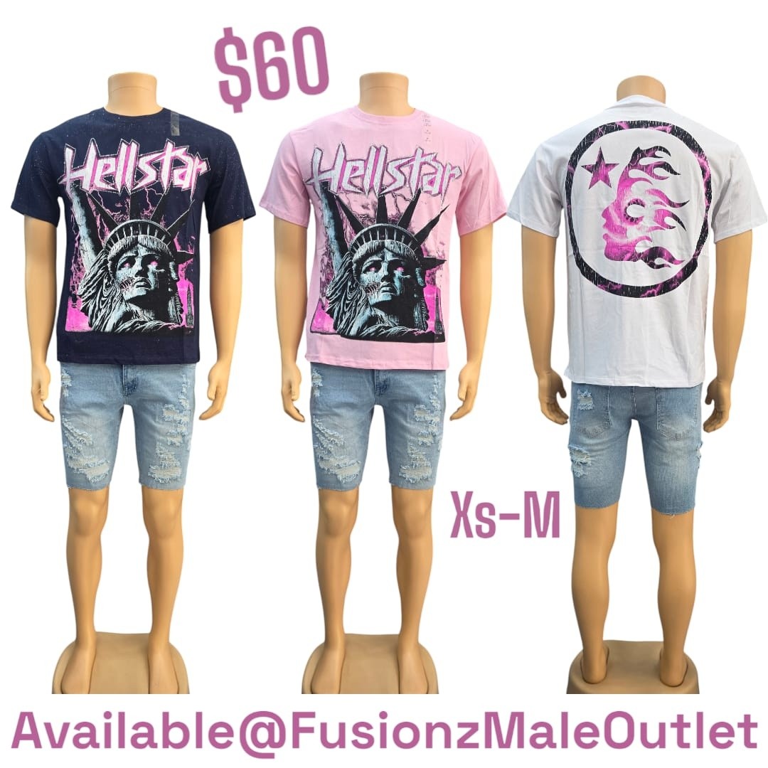 Hellstar & Godspeed Graphic Tees – $60 Each at Fusionz Male Outlet