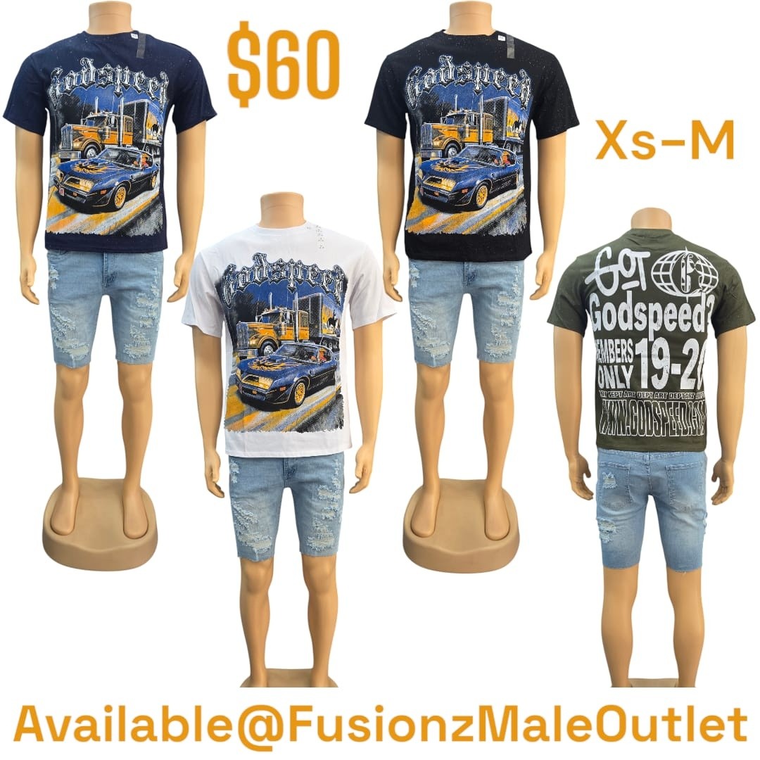 Hellstar & Godspeed Graphic Tees – $60 Each at Fusionz Male Outlet
