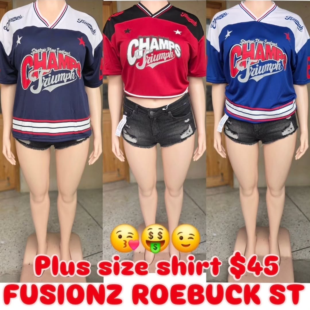 Plus Size Shirts – $45 at Fusionz Roebuck St