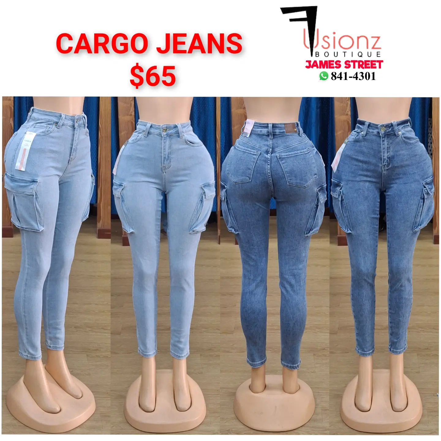 Fusionz Boutique — Cargo Jeans & Denim Shorts from $40