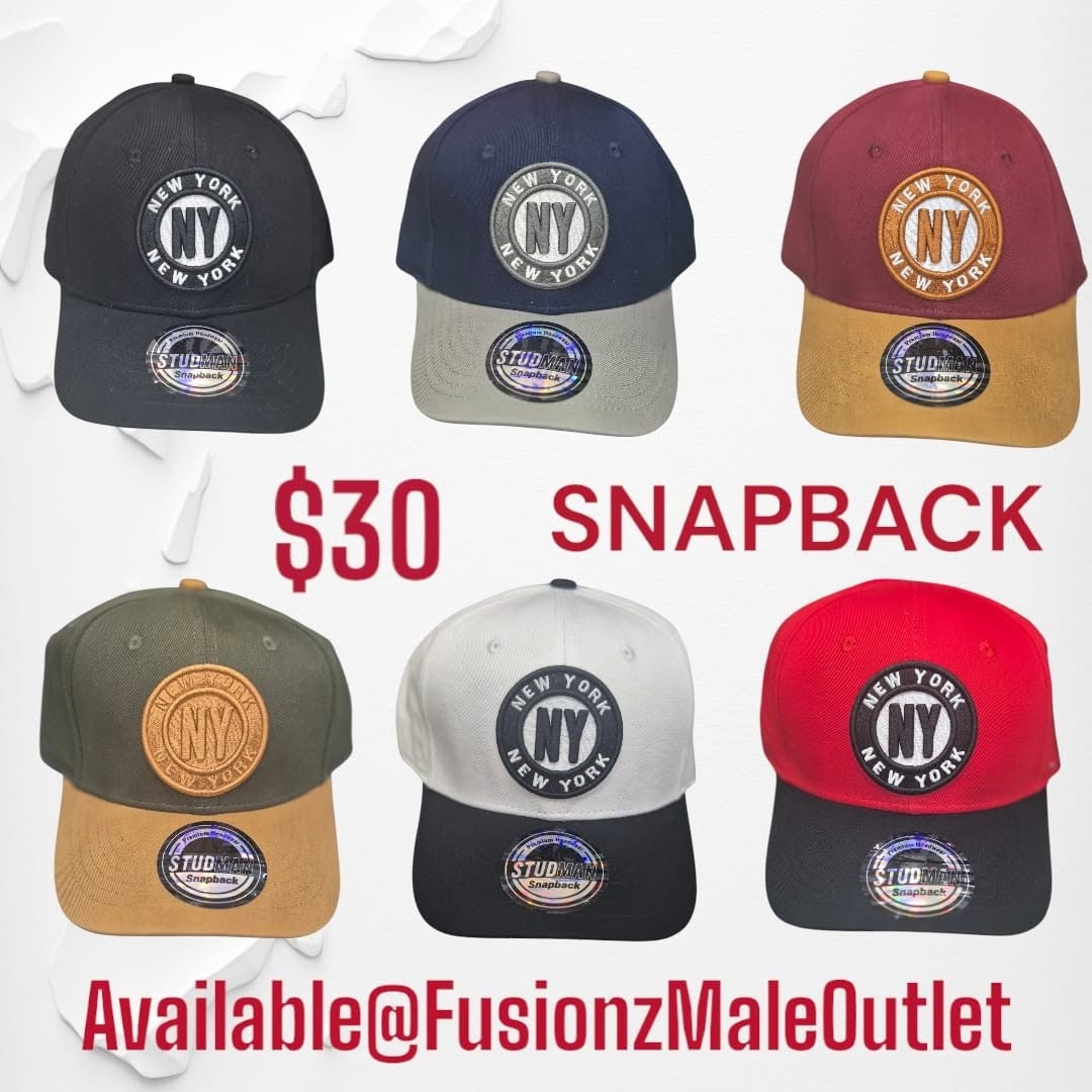 Bandana Caps & Snap Back Hats Now Available at Fusionz Male Outlet