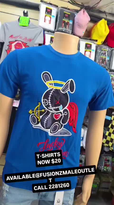 T-Shirts Now $20 at Fusionz Male Outlet