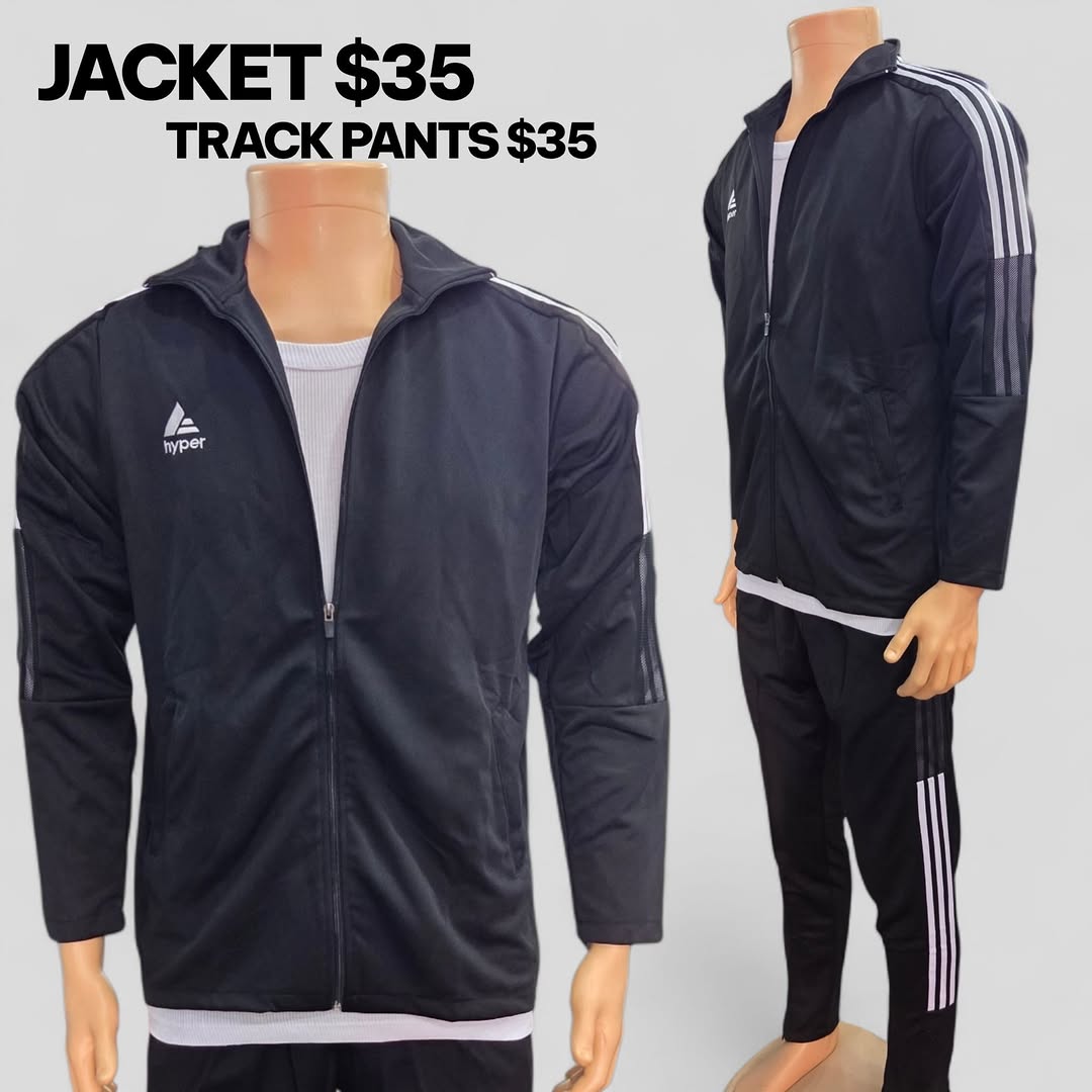 Hyper Jackets & Track Pants – $35 Each at Fusionz Male Outlet