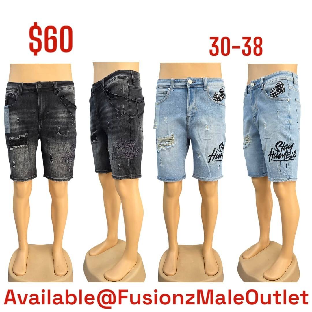 Men's Denim Shorts – From $60 at Fusionz Male Outlet