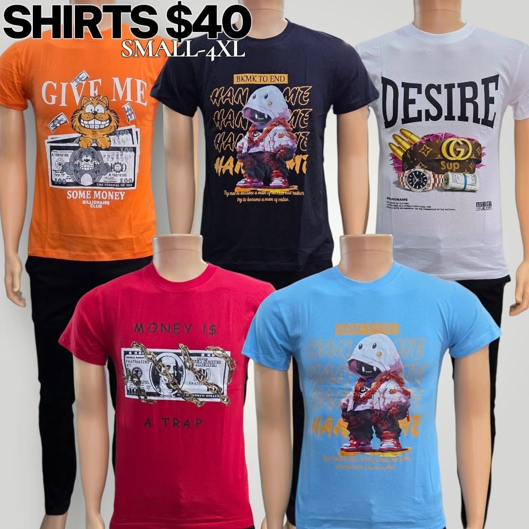 T-Shirts from $30 & Graphic Shirts $40 – New Arrivals at Fusionz Male Outlet