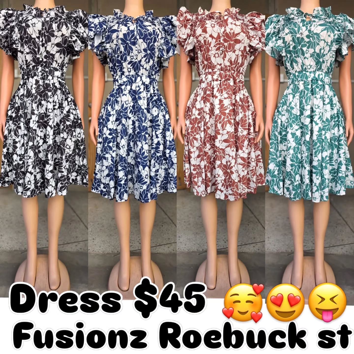 Fusionz Boutique Dresses from $45 – Roebuck Street