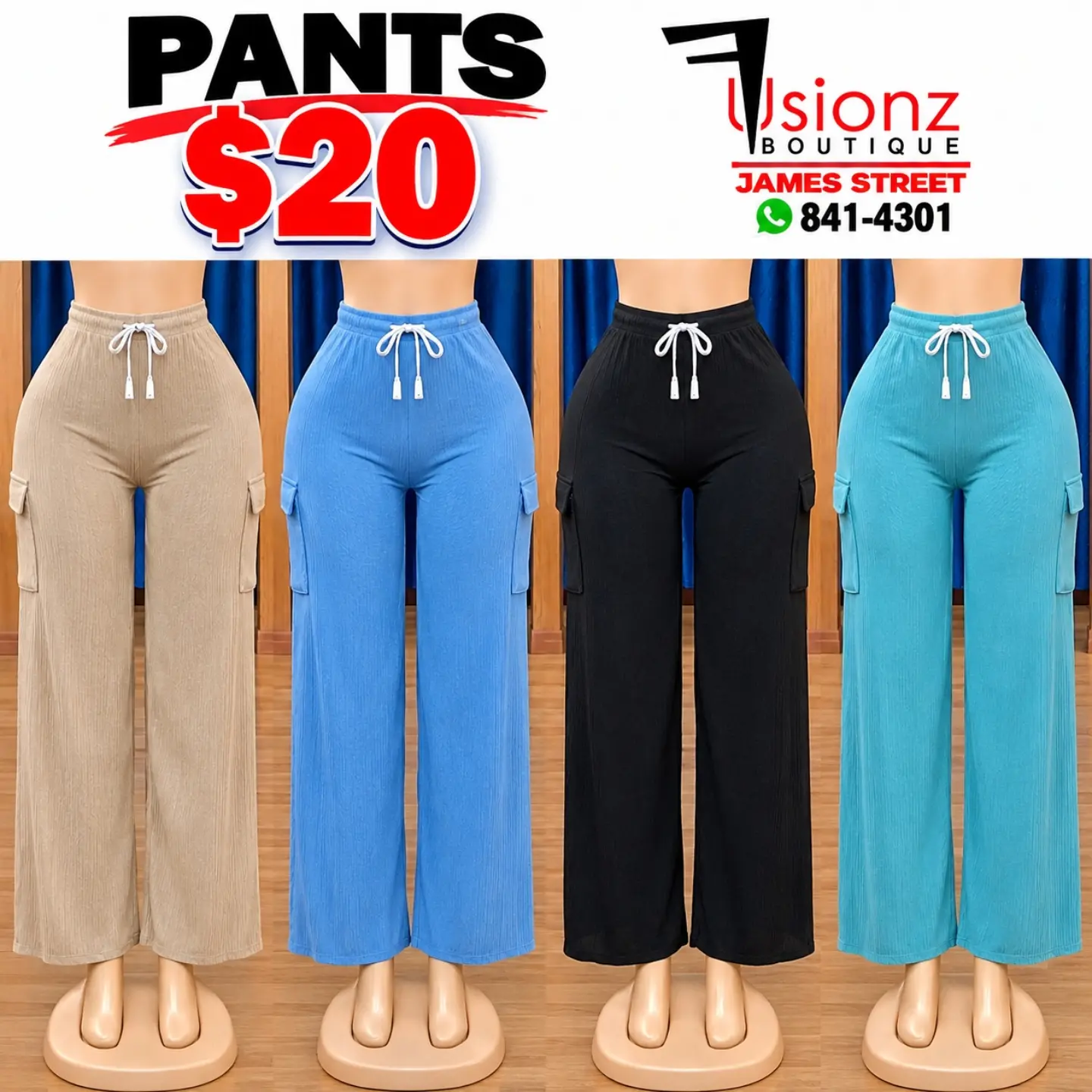 Pants – $20 at Fusionz Boutique