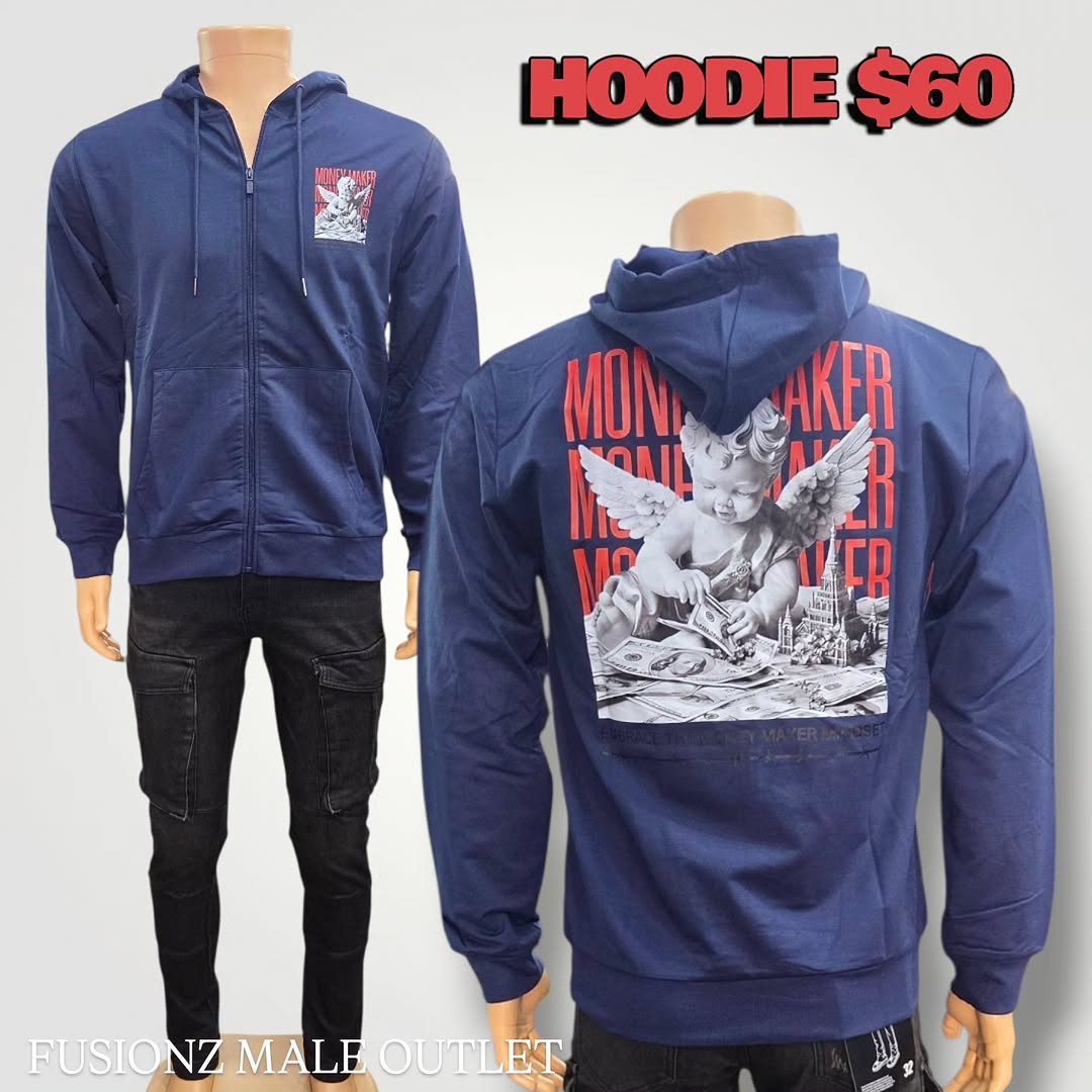 Hoodies Now In Store – $60 Each at Fusionz Men Outlet