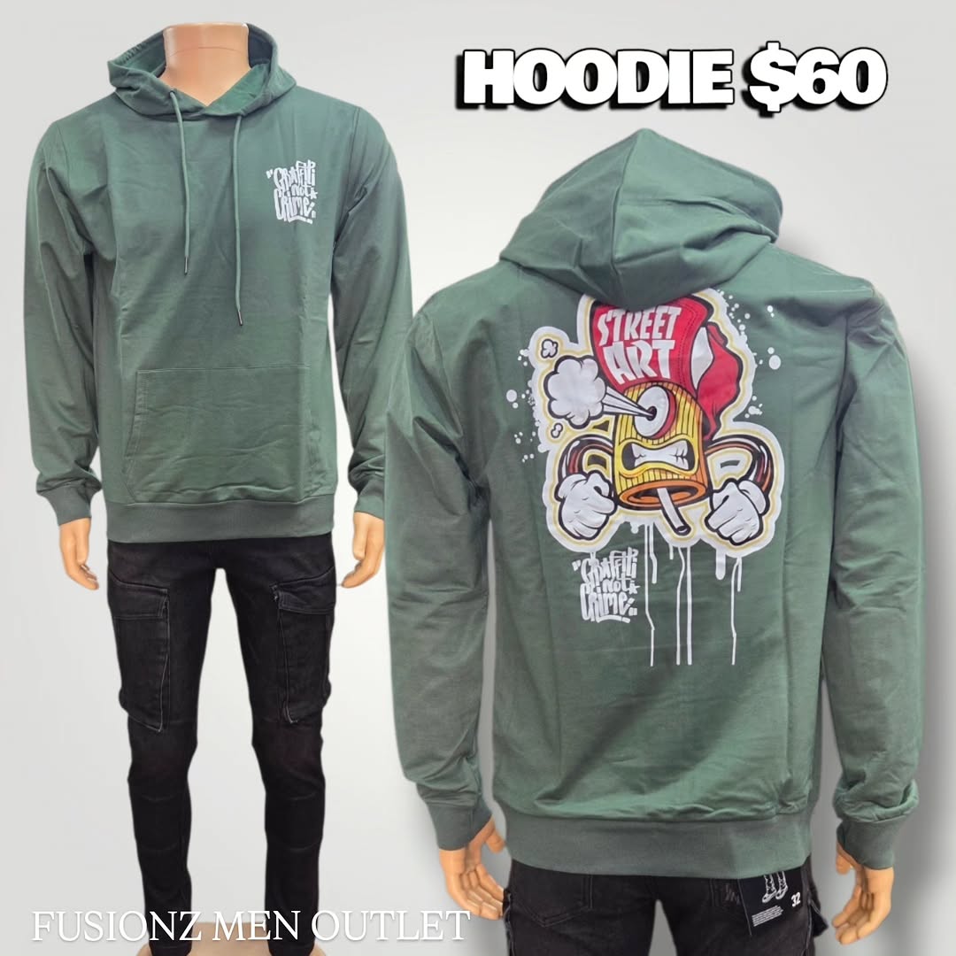 Hoodies Now In Store – $60 Each at Fusionz Men Outlet