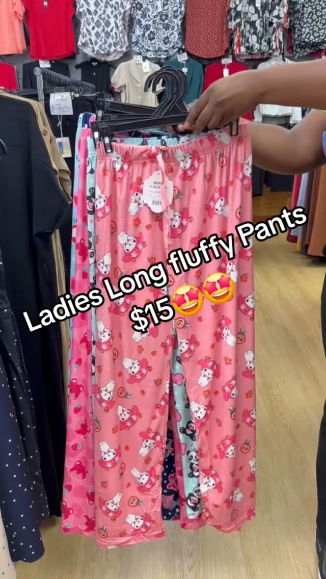 Ladies Long Fluffy Pants – $15 at Fusionz Boutique