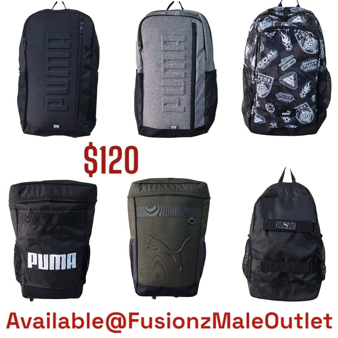 Puma Backpacks Available at Fusionz Male Outlet – From $70