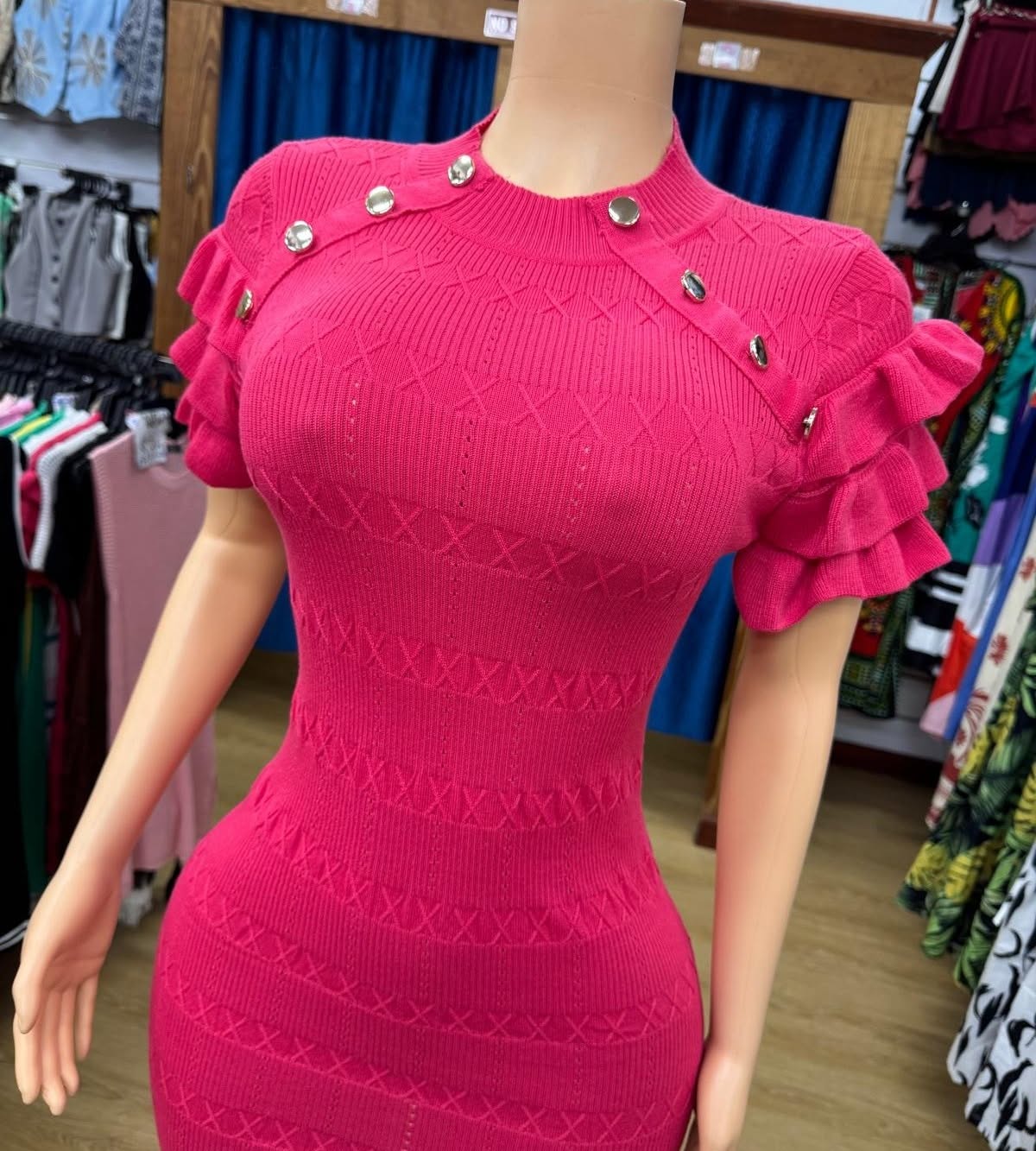 Fusionz Boutique Sale – Knit Ruffle Dresses Now $25 (Was $50)