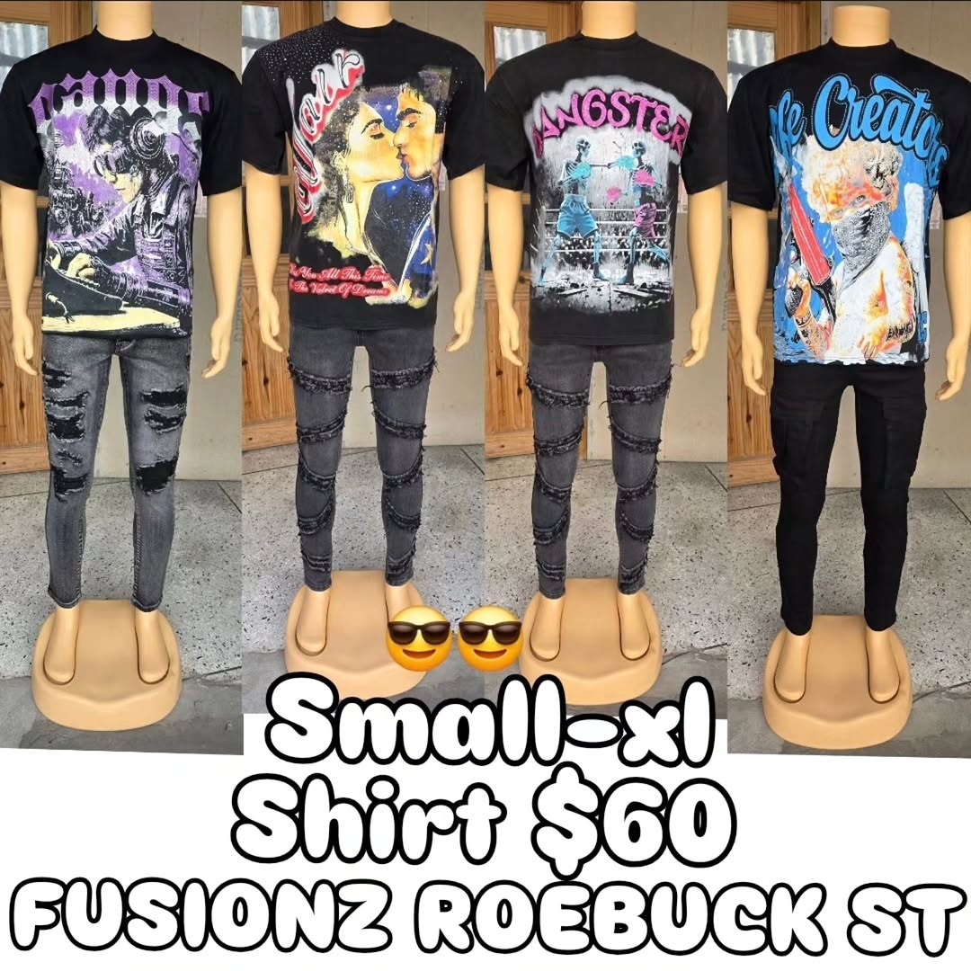 Graphic T-Shirts at $60 – Small to XL | Fusionz Roebuck St