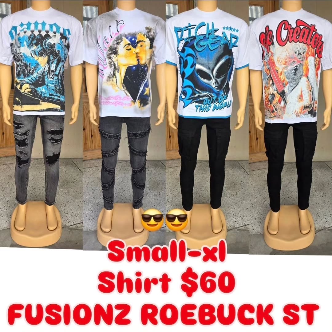 Graphic T-Shirts at $60 – Small to XL | Fusionz Roebuck St