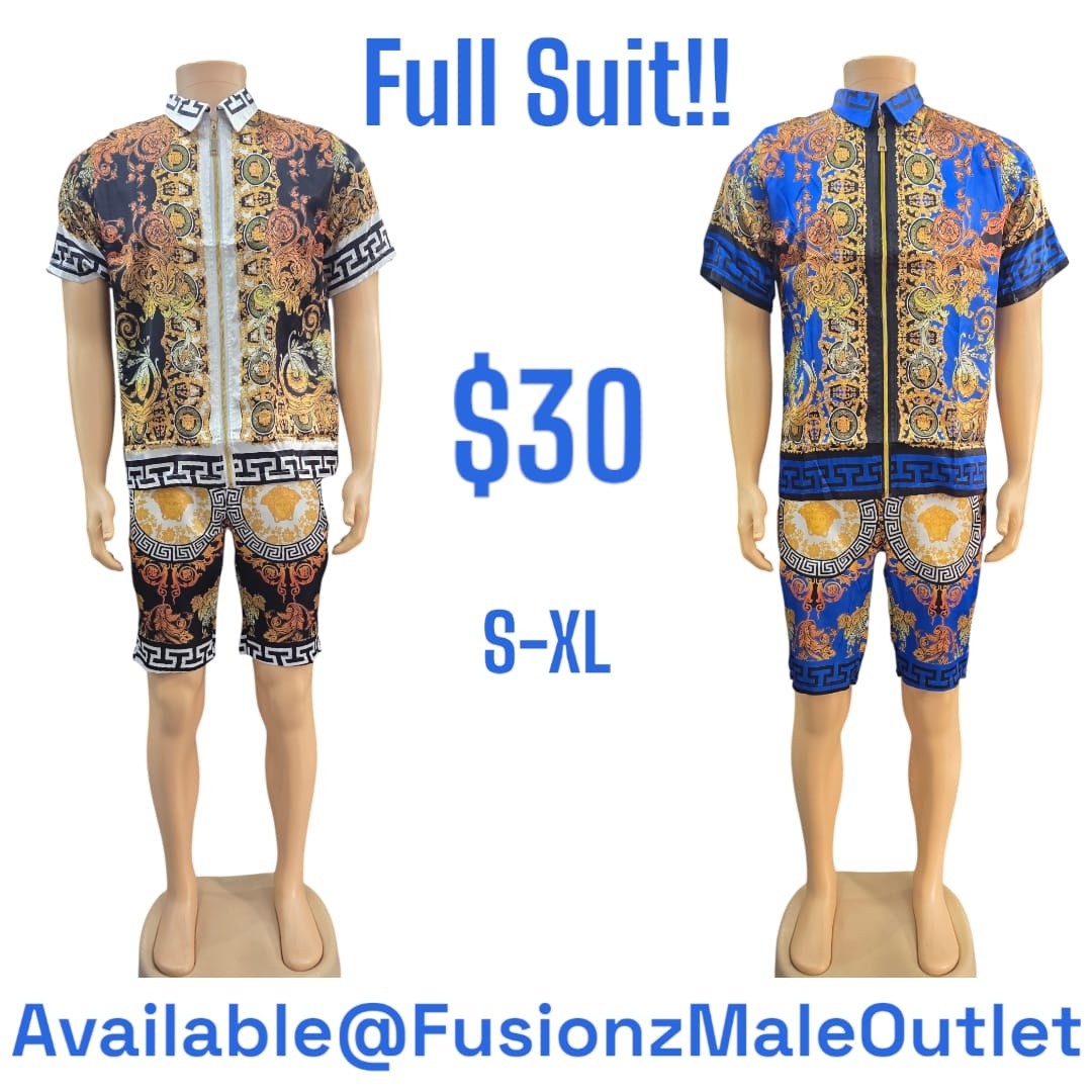 Fusionz Male Outlet – Full Suits $30 & Shirts Now $15