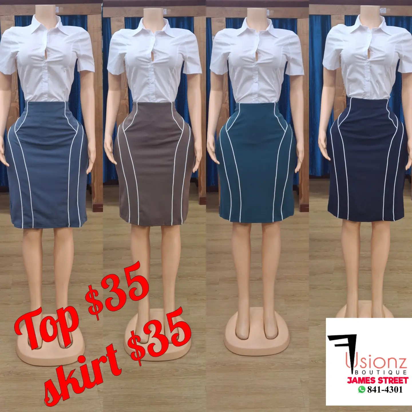 Fusionz Boutique – Tops $35 & Skirts from $35