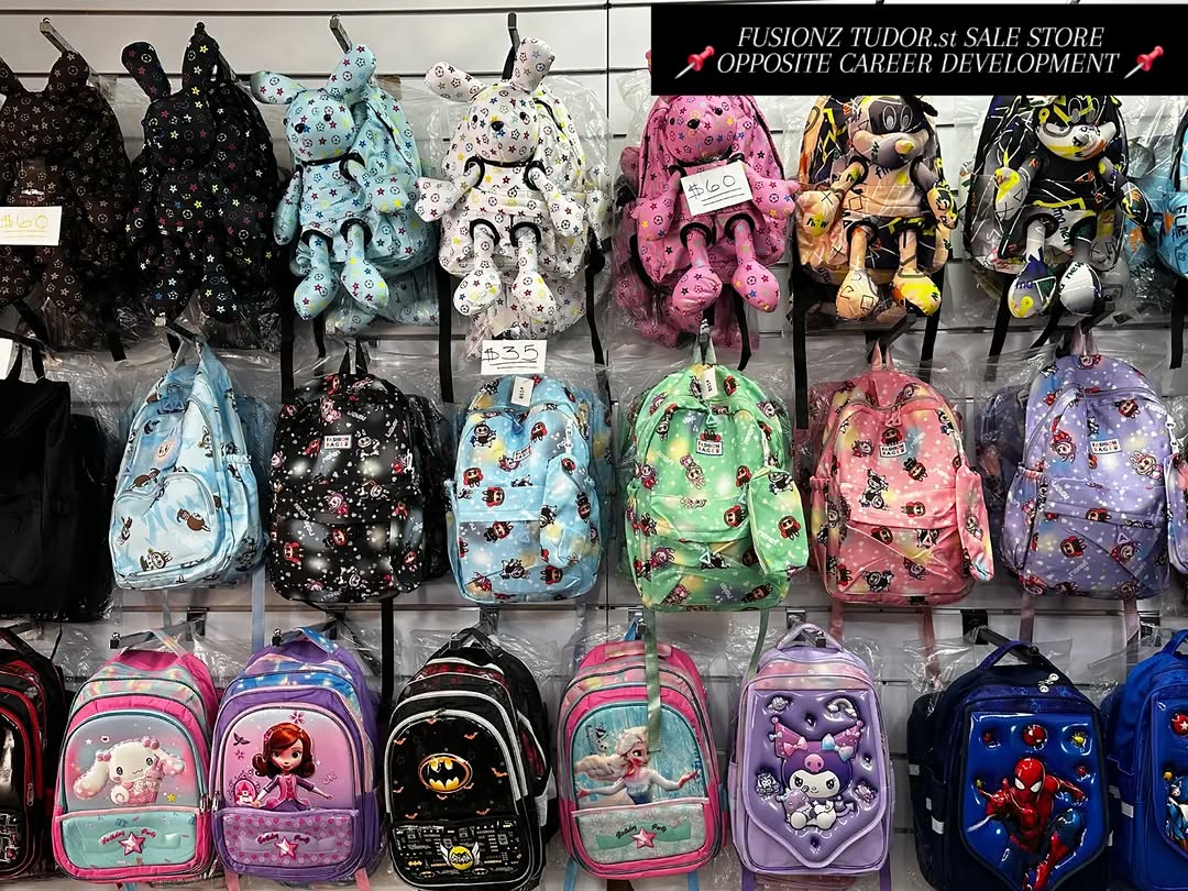 School Bags Sale at Fusionz Tudor Street Store