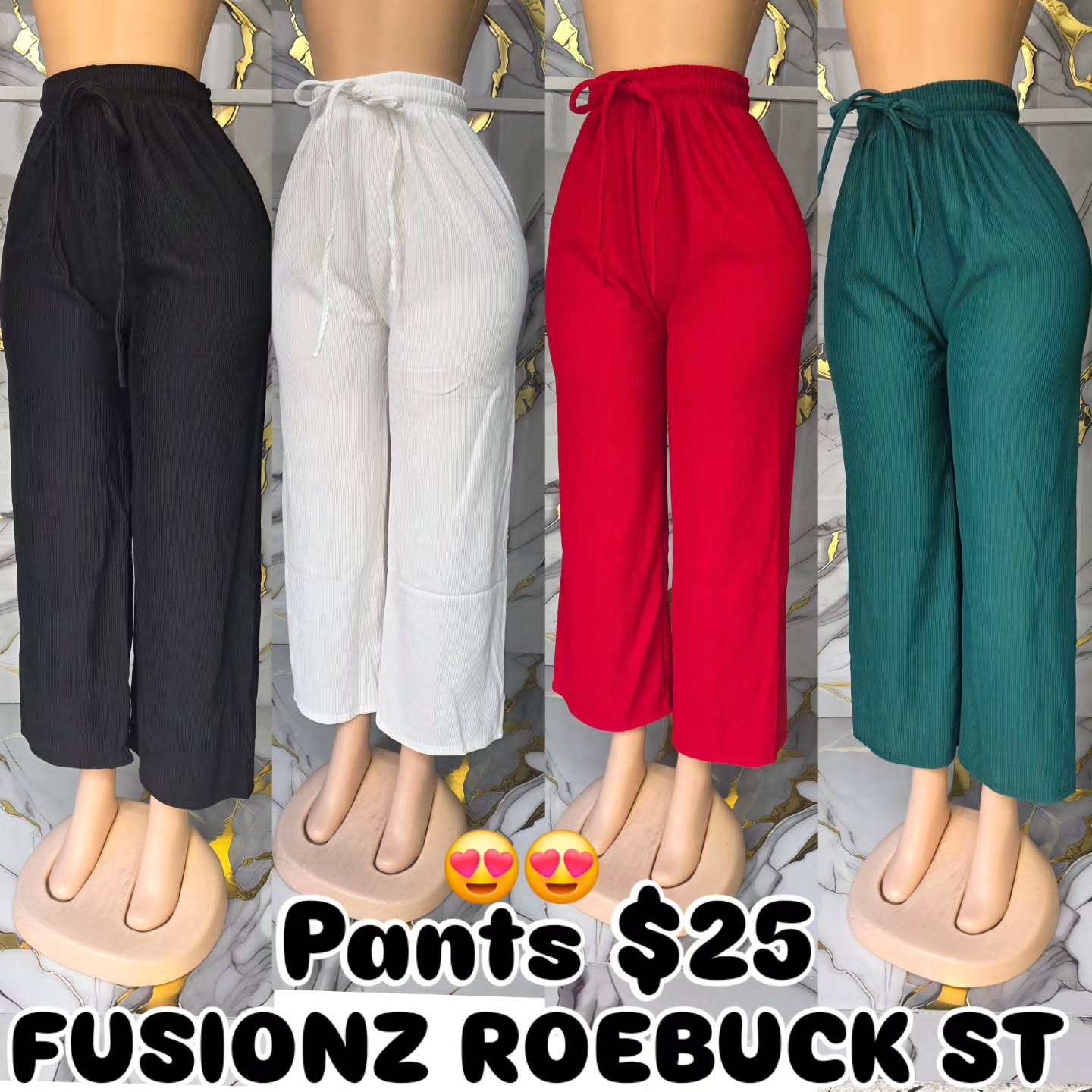 Fusionz Roebuck St: Pants from $20-$25