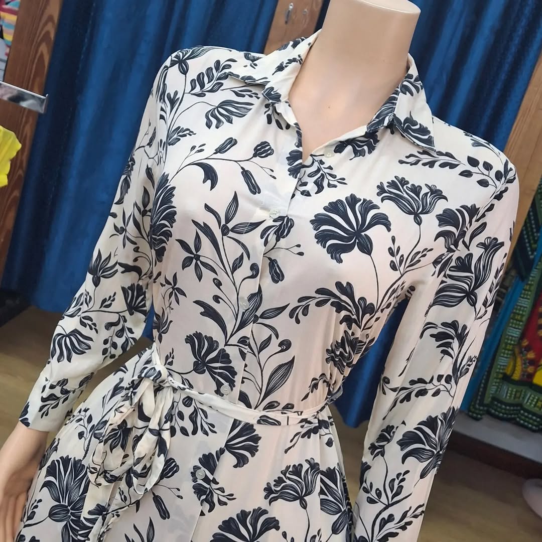 New Arrivals – Floral Shirt Dresses Size S-XL at $45