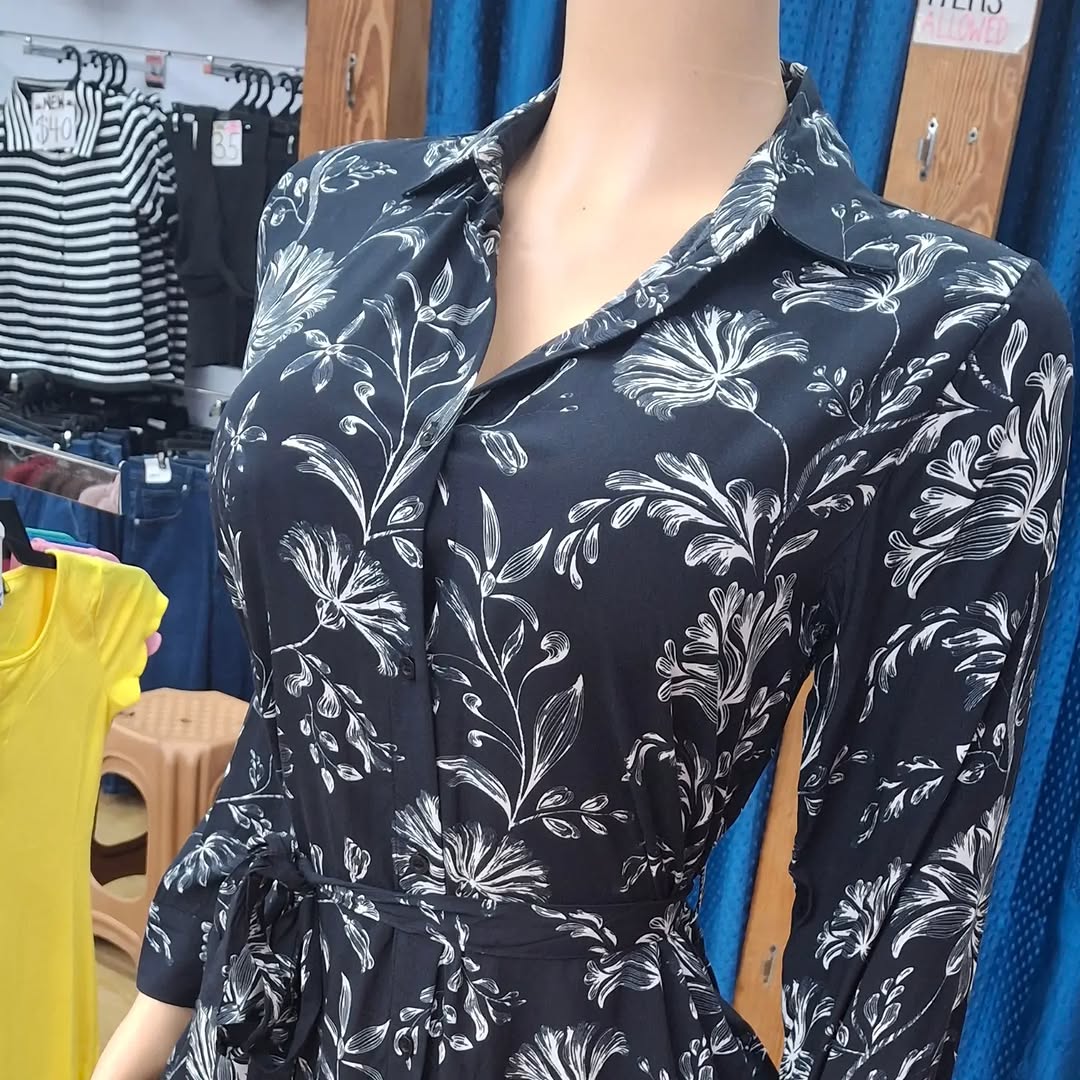 New Arrivals – Floral Shirt Dresses Size S-XL at $45