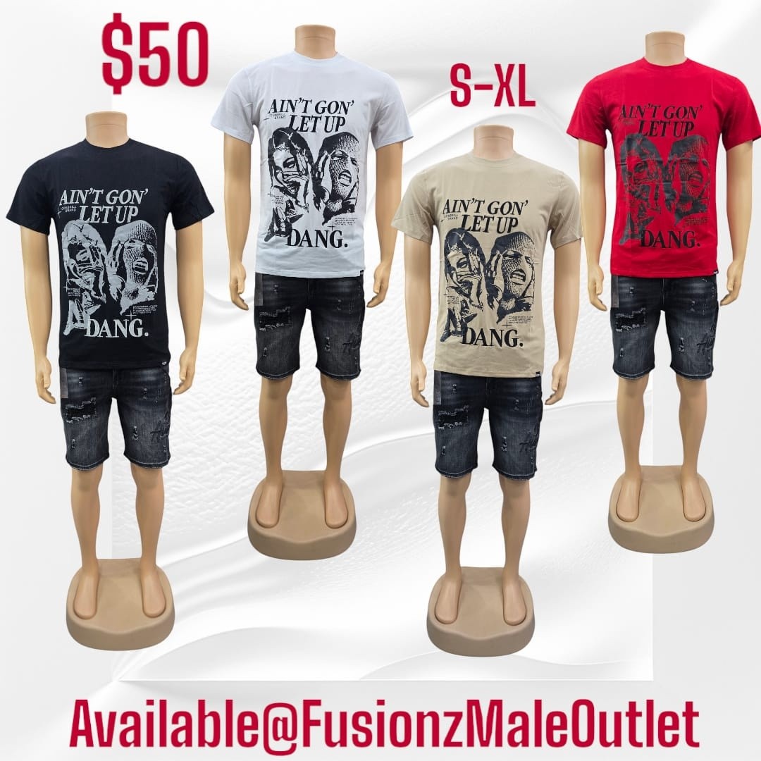 New Arrivals – Men's Graphic Tee & Shorts Sets at $50 | Fusionz Male Outlet