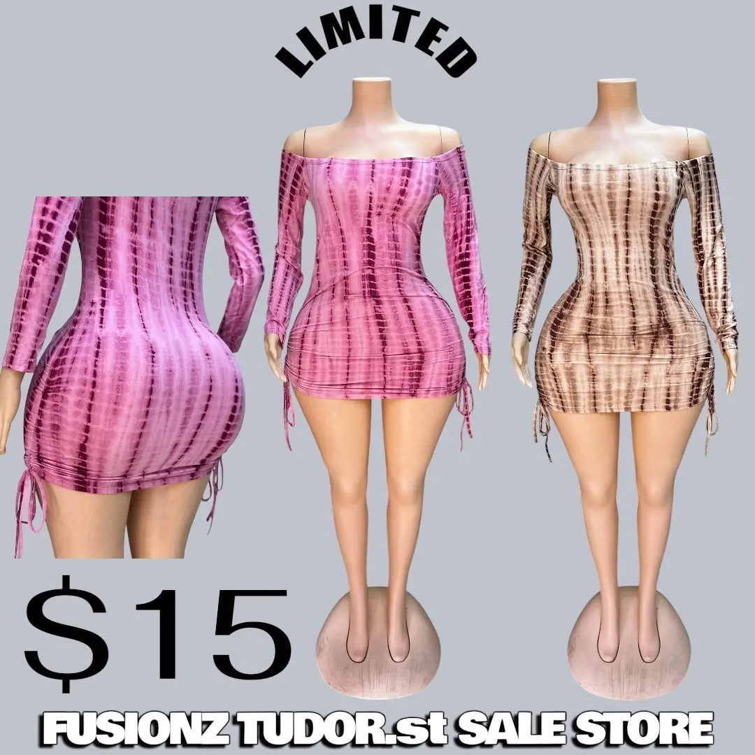 Fusionz Tudor St Sale Store – Limited Tie-Dye Mini Dresses at $15