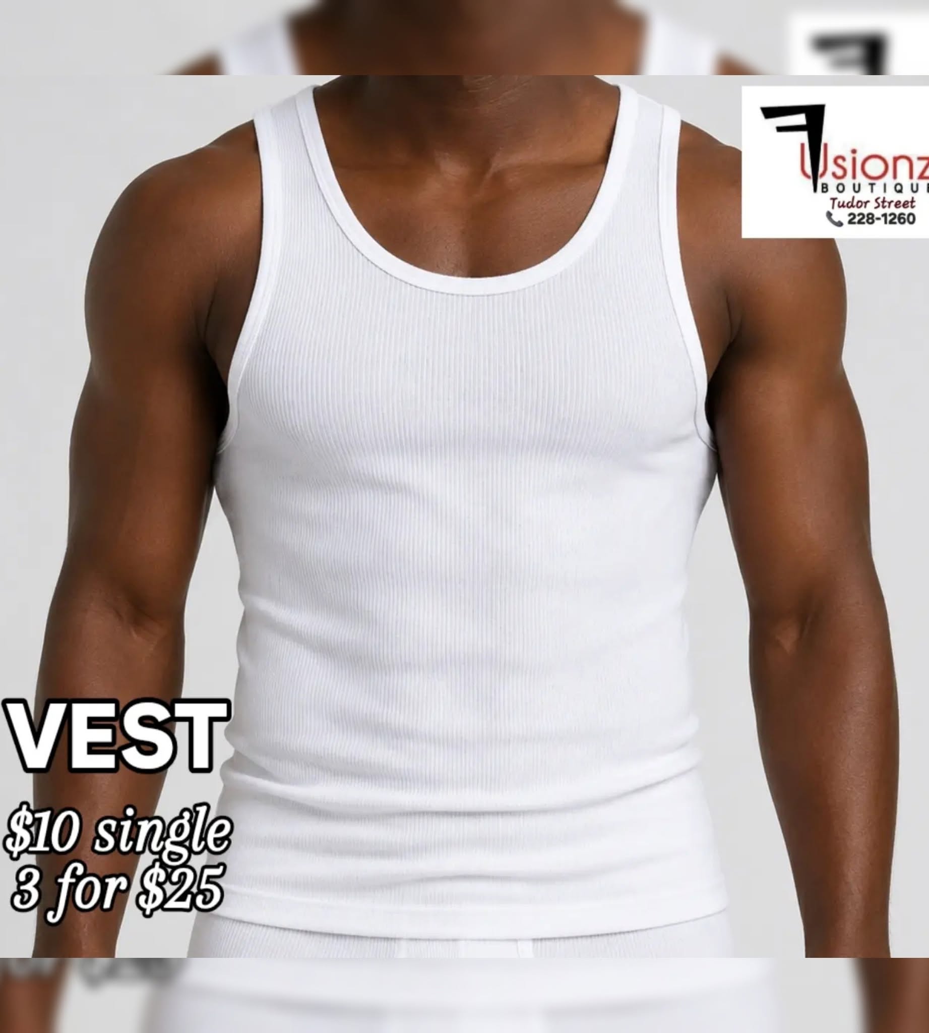 Fusionz Boutique Multi-Item Deal: Hi-Vis Vests, Undershirts & Bandanas
