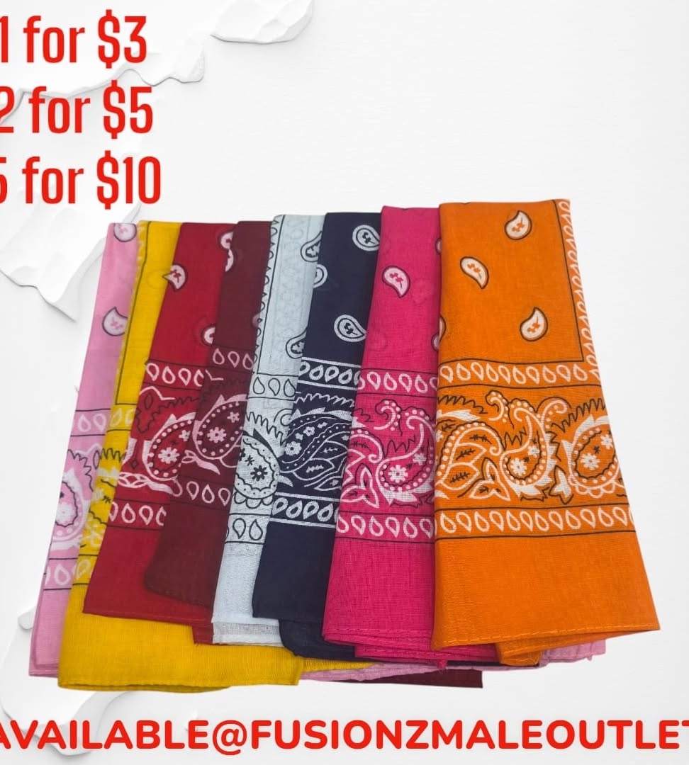 Fusionz Boutique Multi-Item Deal: Hi-Vis Vests, Undershirts & Bandanas