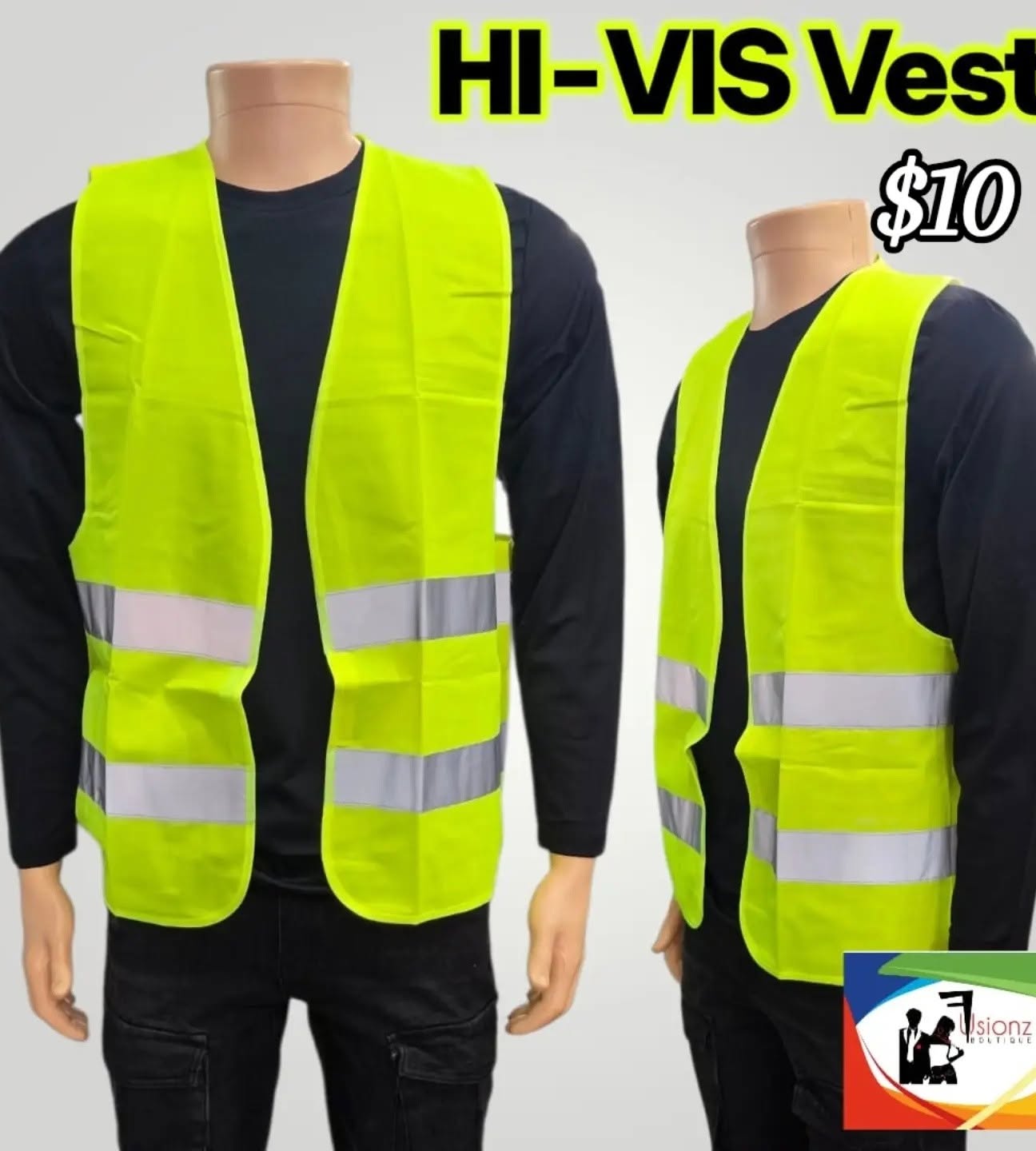 Fusionz Boutique Multi-Item Deal: Hi-Vis Vests, Undershirts & Bandanas