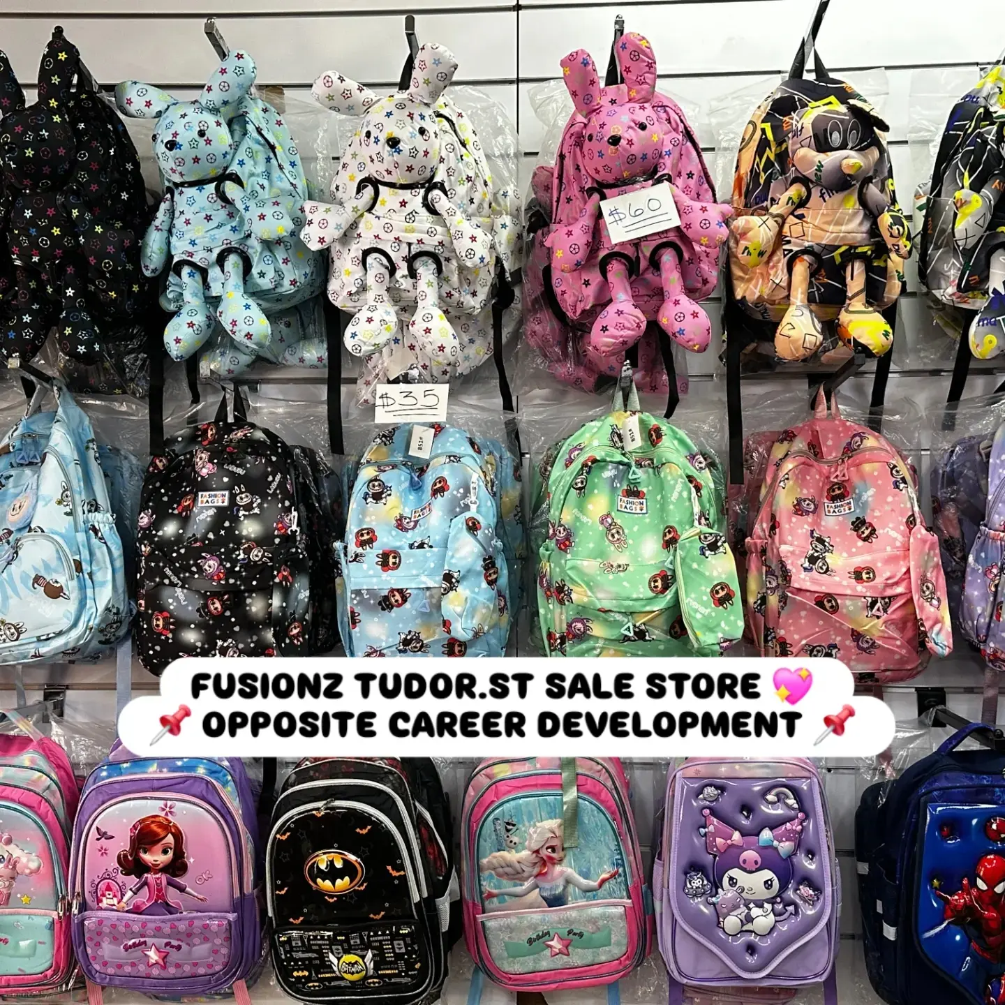 Fusionz Tudor Street Sale Store – Bags & Backpacks from $35
