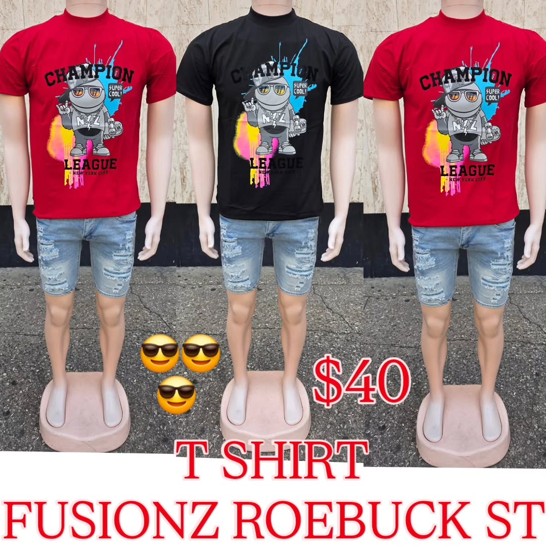 Champion League T-Shirts - $40 at Fusionz Roebuck St