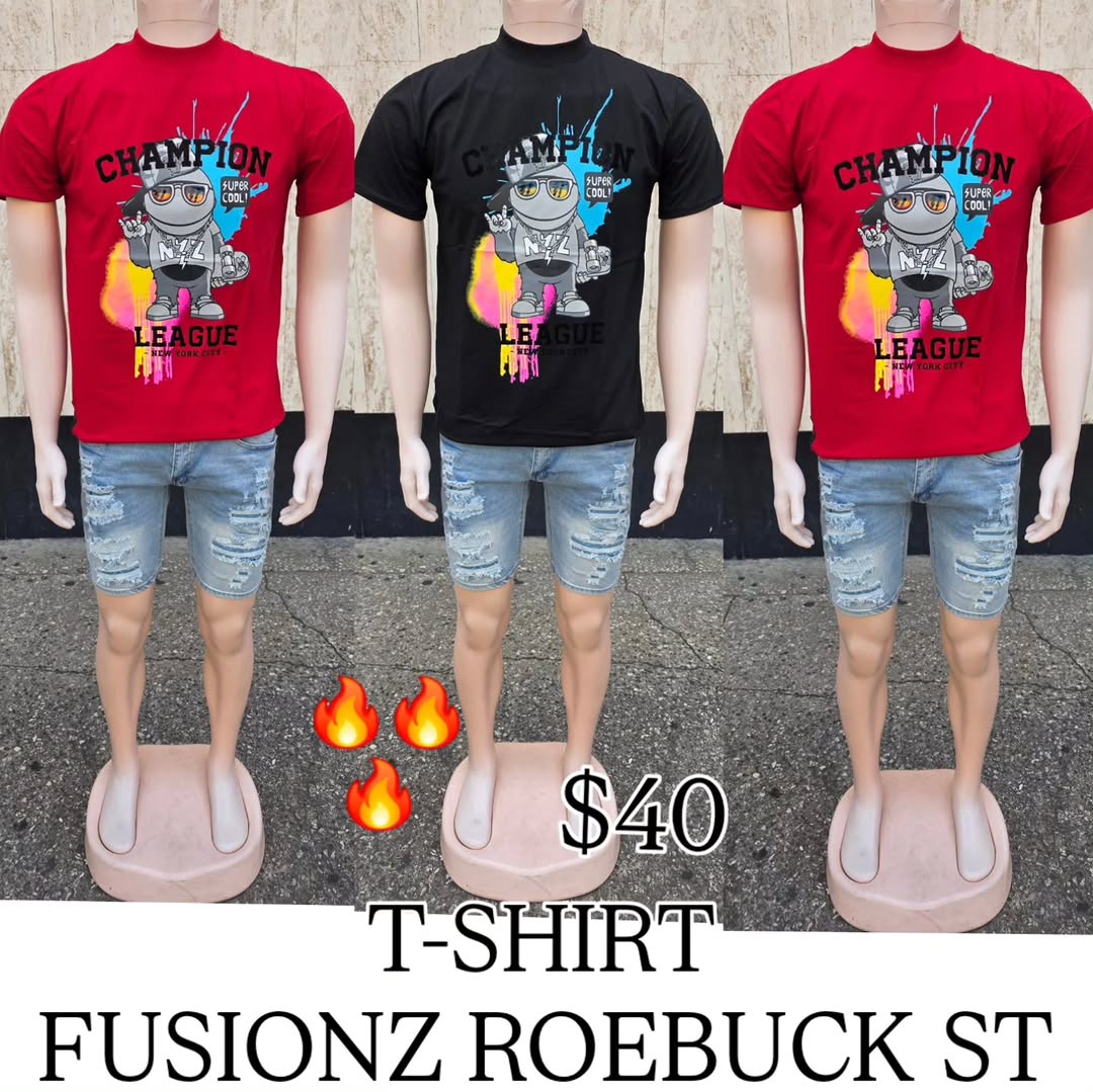 Champion League T-Shirts - $40 at Fusionz Roebuck St