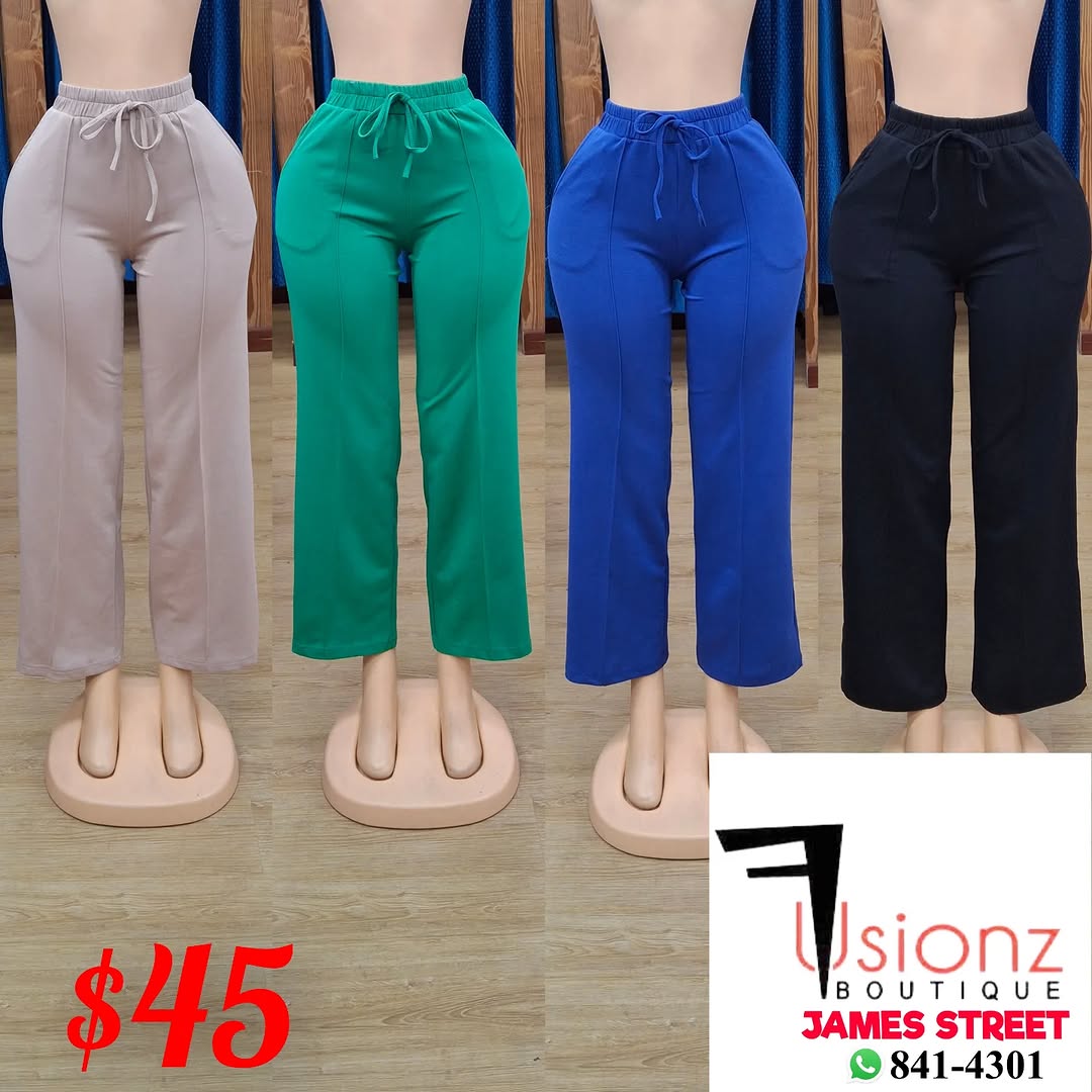 Fusionz Boutique – Drawstring Pants at $45